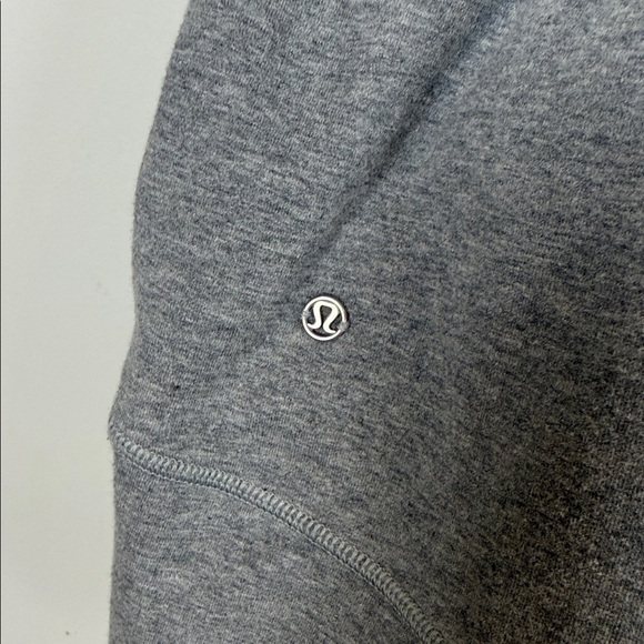 Lululemon Mudra Sweatshirt Heathered Medium Grey Size 8 - Picture 6 of 9